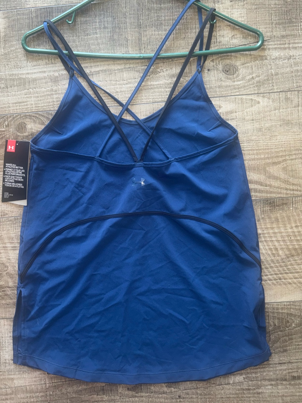 Under Armour Women's Royal Blue Strappy Performance Tank